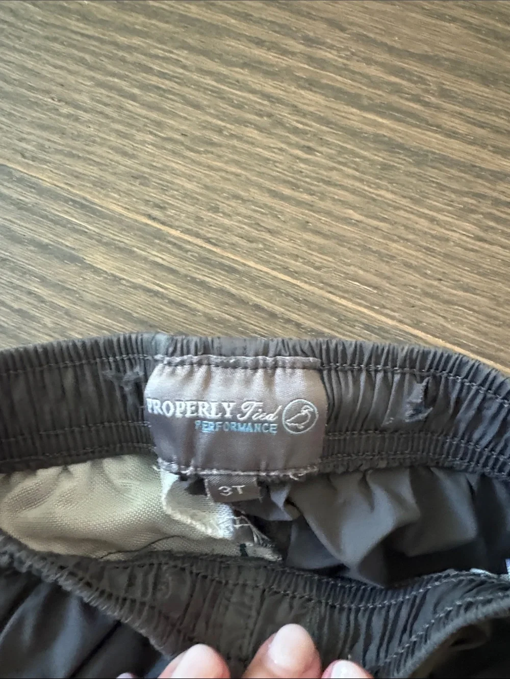 Boys Gray Elastic-Waist Active Shorts